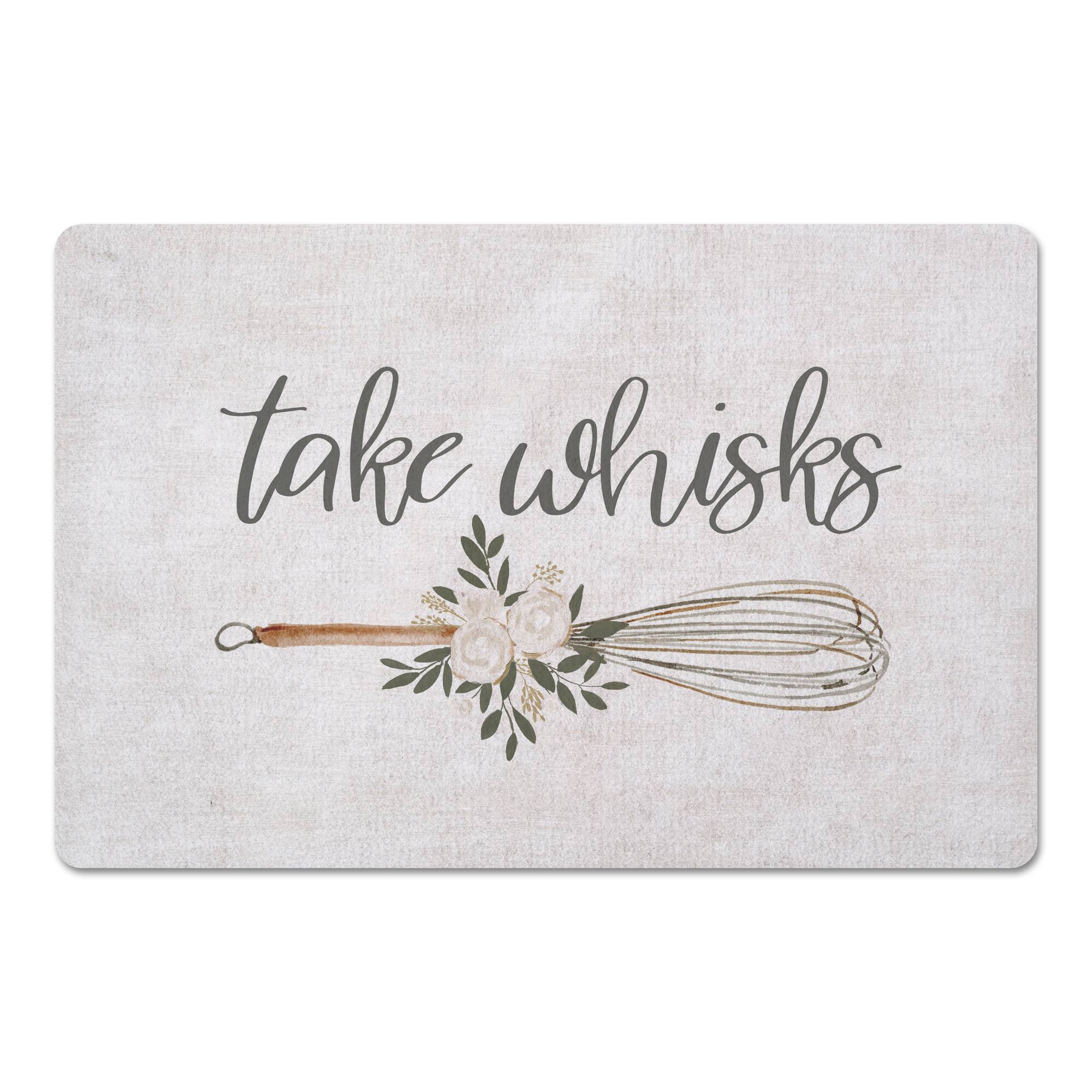 Take Whisks 27" x 18" Floor Mat